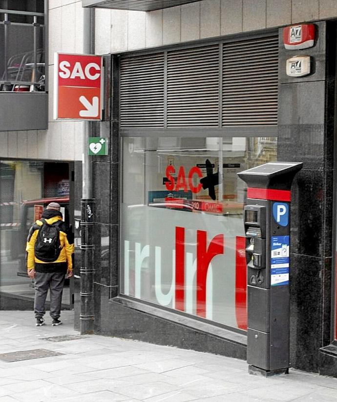 Las actuales instalaciones del SAC de Irun, en la calle San Marcial.