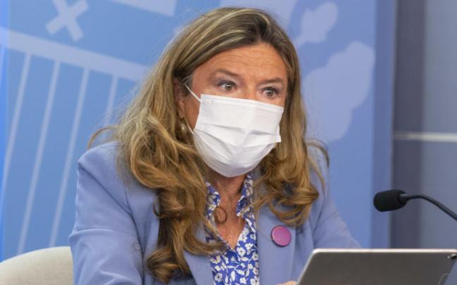 La consejera de Salud, Gotzone Sagardui. La consejera de Salud, Gotzone Sagardui.