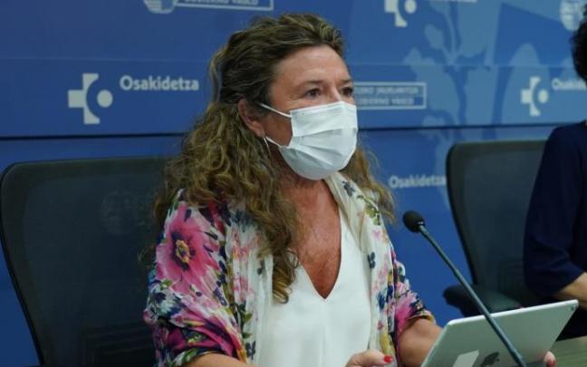 Sagardui durante la rueda de prensa de este martes.