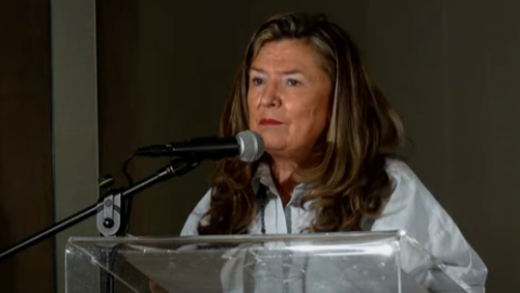 Gotzone Sagardui durante su intervención en el Executive Forum.