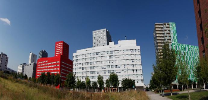 Edificios del barrio de Salburua.