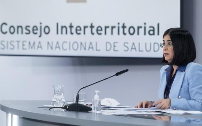 Darias, durante su rueda de prensa.