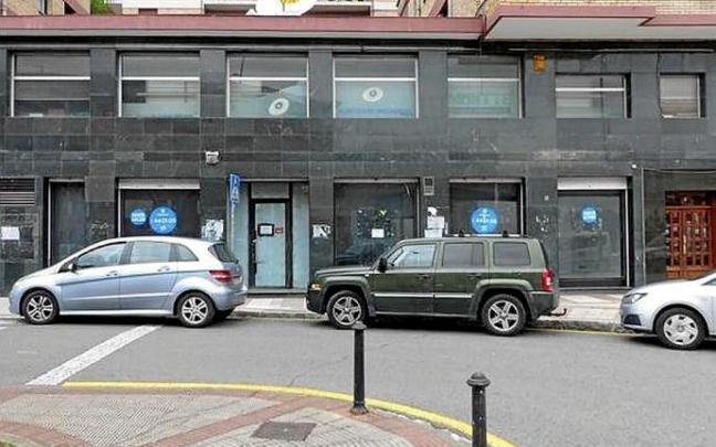 El local de Ignacio Zuloaga (planta baja) que acogerá el tanatorio.