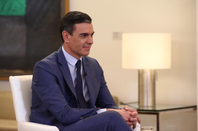 Pedro Sánchez anunció este lunes el aumento del gasto en Defensa.