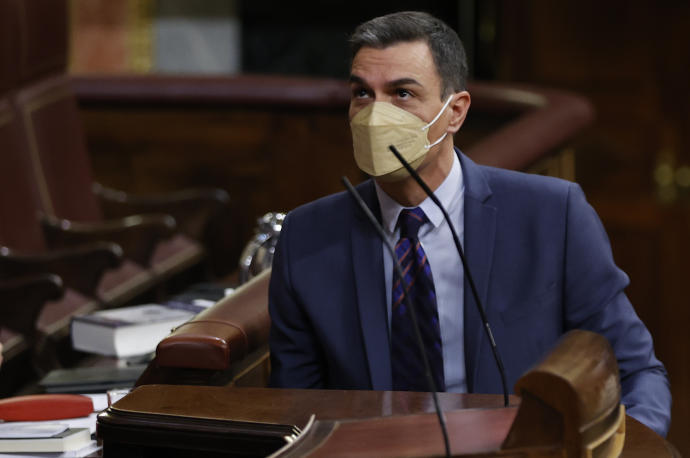 El presidente del Gobierno español, Pedro Sánchez