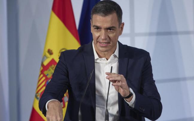Sánchez, durante su intervención en el acto "Salud Mental y Covid-19. Plan de Acción". Sánchez, durante su intervención en el acto "Salud Mental y Covid-19. Plan de Acción".