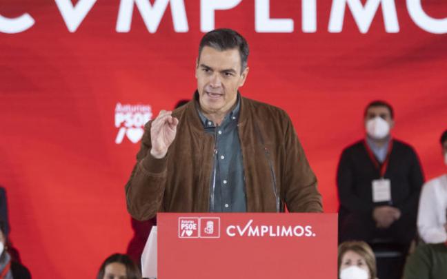Sánchez, interviene en el acto celebrado este sábado en Gijón. Sánchez, interviene en el acto celebrado este sábado en Gijón.