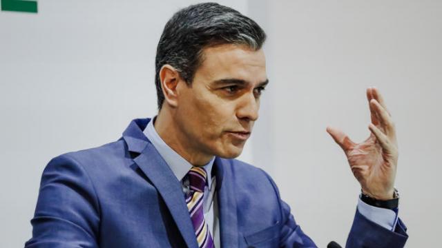 El presidente del Gobierno español, Pedro Sánchez
