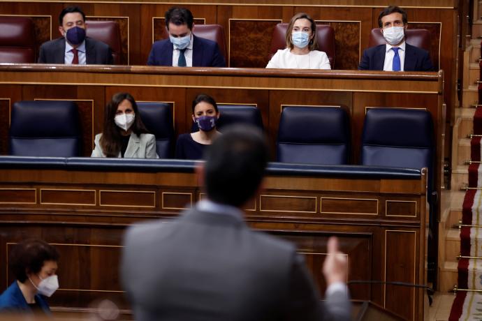 Pedro Sánchez responde a Pablo casado en la sesión de control al Gobierno