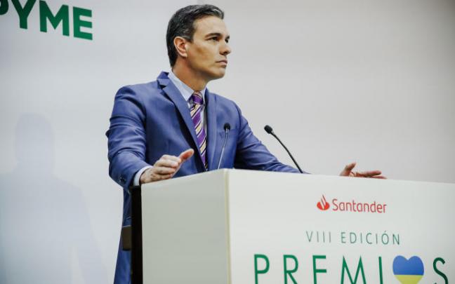 Sánchez interviene en los Premios Cepyme.