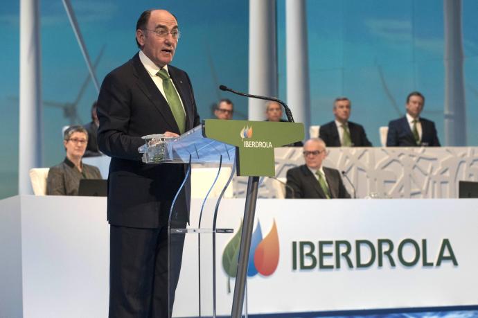 Ignacio Sánchez Galán, presidente de Iberdrola, durante una junta de accionistas