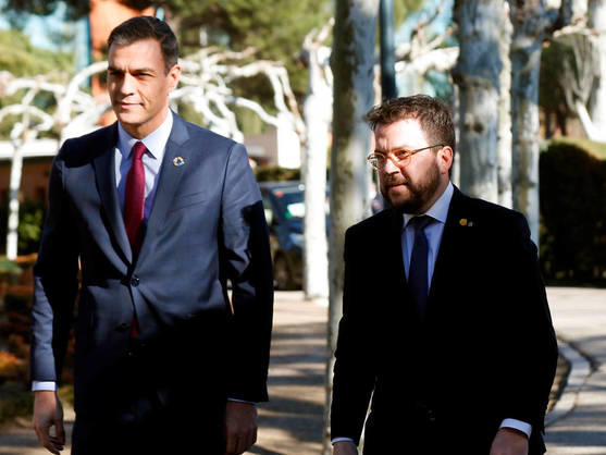 Sánchez y Aragonès liderarán la mesa de diálogo que se reunirá el miércoles