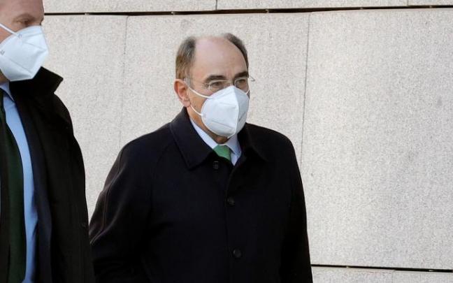Sánchez Galán, a la derecha, a su llegada este martes a la Audiencia Nacional. Sánchez Galán, a la derecha, a su llegada este martes a la Audiencia Nacional.