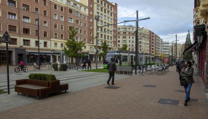 Calle Sancho el Sabio, donde ocurrieron los hechos