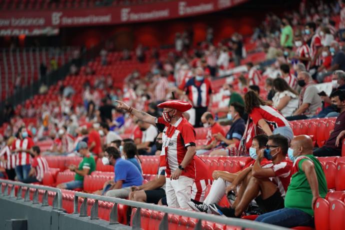 Los socios podrán asistir en un porcentaje del 30% a San Mamés en el partido ante el Rayo Vallecano.