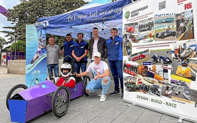 Santurtzi será escenario el domingo de una nueva prueba de la Greenpower. Foto: Ayto. Santurtzi