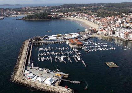 Vista aérea de la localidad gallega de Sanxenxo