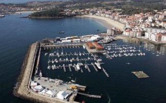 Vista aérea de la localidad gallega de Sanxenxo