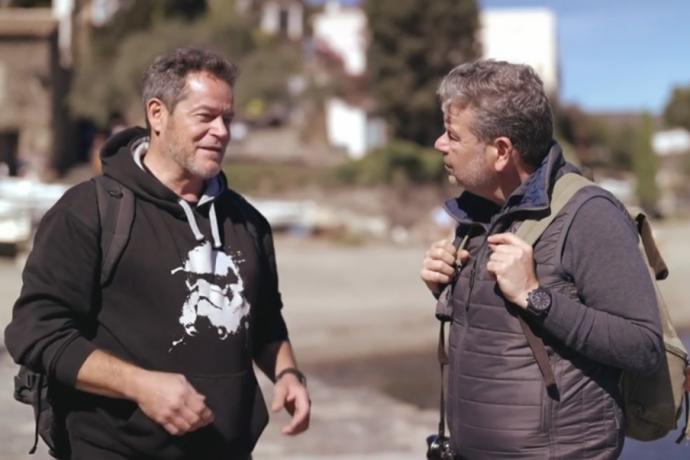 Jorge Sanz y Alberto Chicote, en 'Fuera del mapa'.