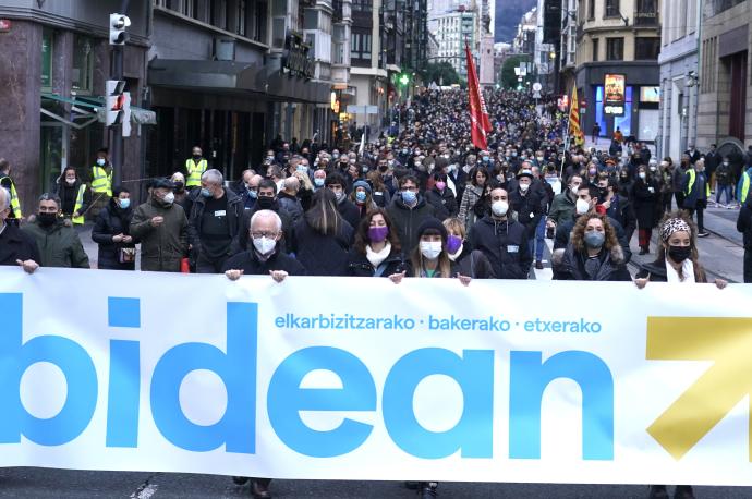 Una de las manifestaciones de Sare