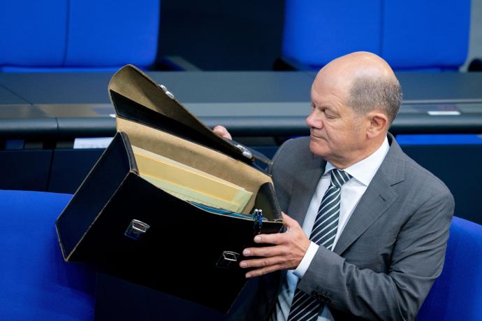 Olaf Scholz es ministro de Finanzas y vicecanciller en el último gobierno de Merkel