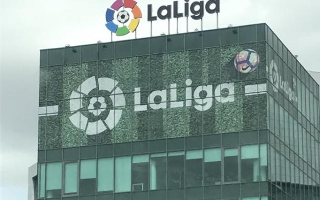 Imagen de la sede de LaLiga. Imagen de la sede de LaLiga.
