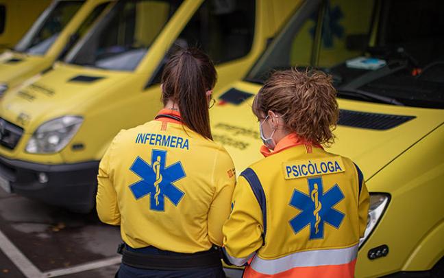Enfermera y psicóloga del Sistema d'Emergències Mèdiques de Catalunya (SEM).
