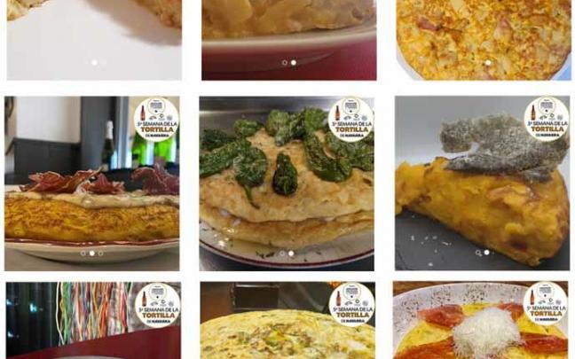 Imagen de tortillas participantes Imagen de tortillas participantes