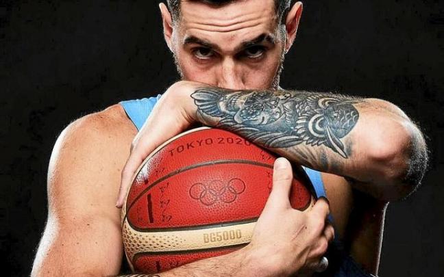 Luca Vildoza es uno de los exbaskonistas presentes en Tokio. Foto: @cabboficial