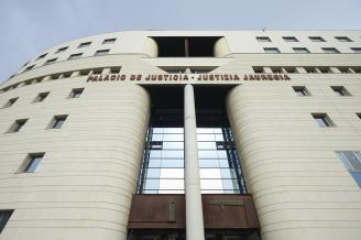 Exterior del Palacio de Justicia de Navarra.