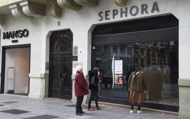 Establecimiento que cierra Sephora.