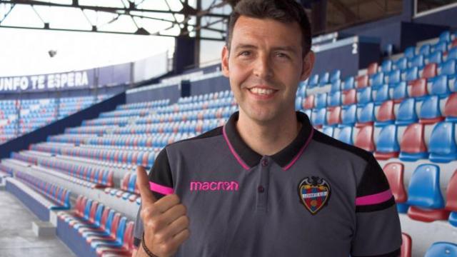 Sergio Navarro, en su última etapa en el Levante.