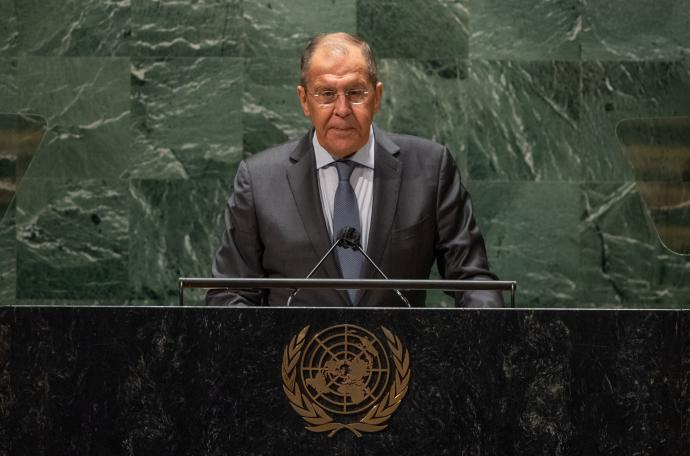 El ministro de Asuntos Exteriores de Rusia, Serguei Lavrov.