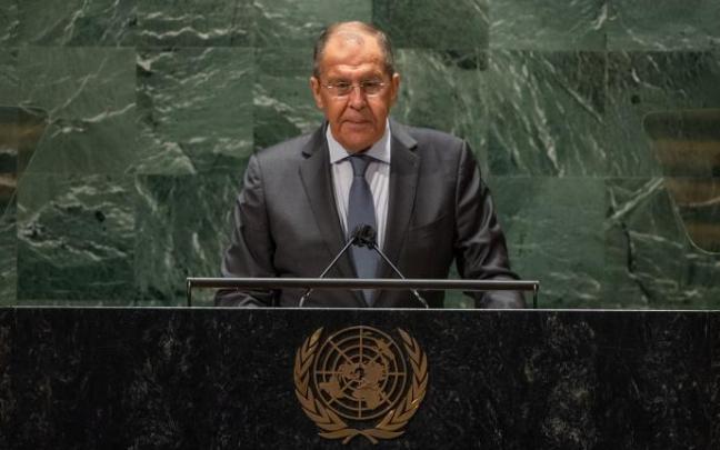 El ministro de Asuntos Exteriores de Rusia, Serguei Lavrov.