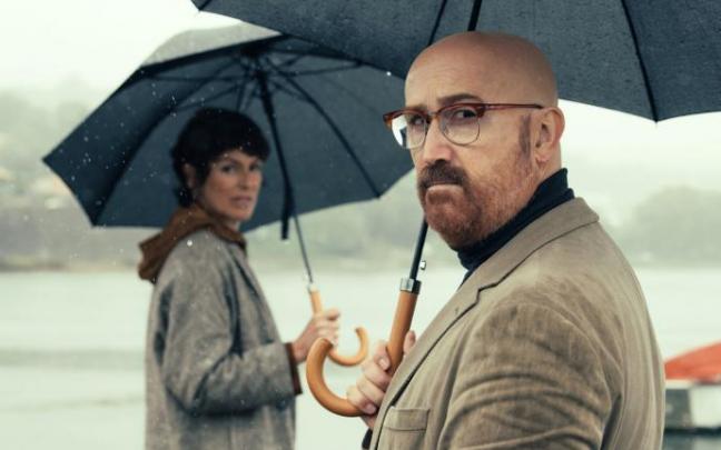 Mónica López y Javier Cámara, en 'Rapa'.