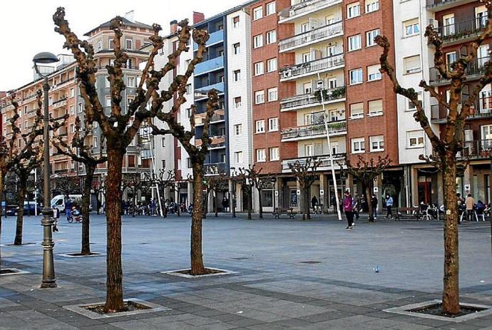 Gure Zumardia, donde se ubicará la nueva estación. Foto: A.M.