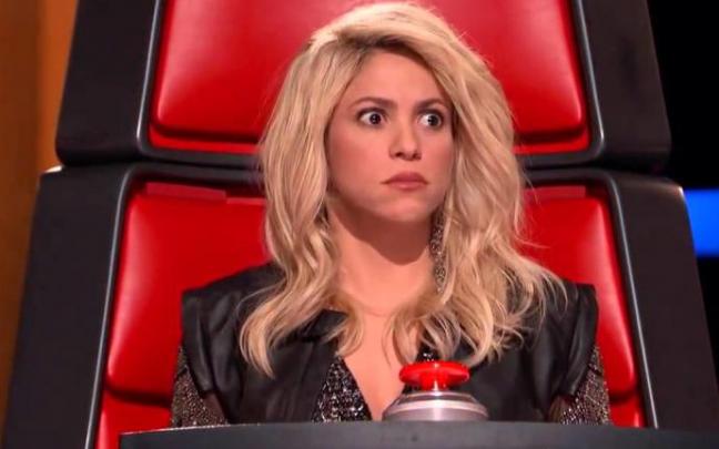Shakira, en 'La Voz'. Shakira, en 'La Voz'.