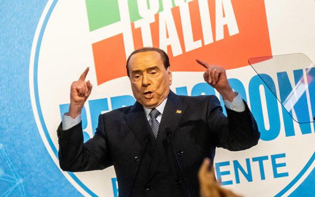Silvio Berlusconi en uno de sus últimos actos.