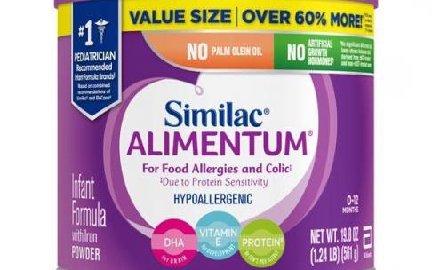 Similac Alimentum, una de las leches retiradas.