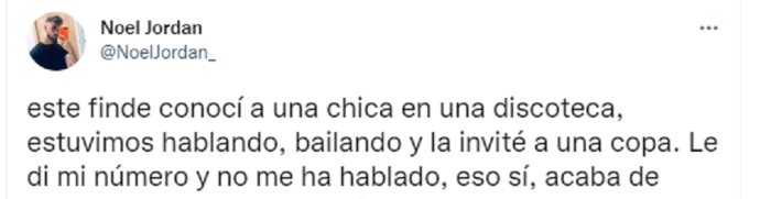 El chico asumió con humor la reacción de ella.