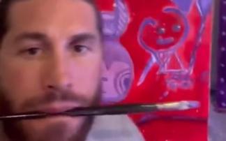 Sergio Ramos es un gran aficionado al arte contemporáneo.