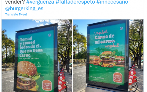 La campaña de Burger King en Sevilla. La campaña de Burger King en Sevilla.