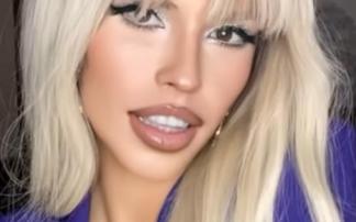 Sofía Suescun, con el pelo rubio platino. Sofía Suescun, con el pelo rubio platino.