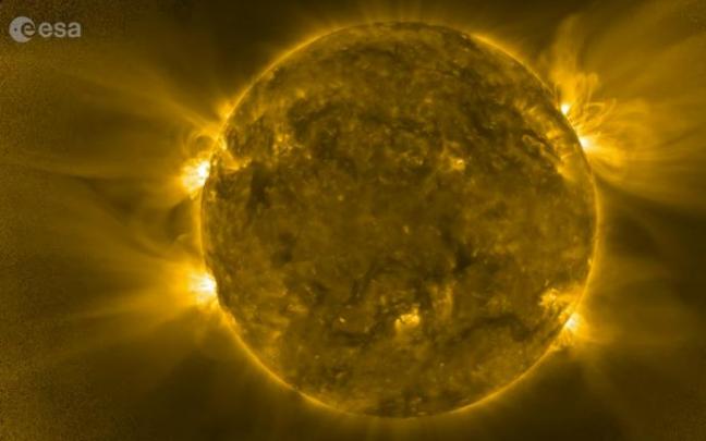 El Sol, captado por la nave Solar Orbiter.