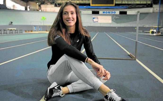 Teresa Errandonea quiere bajar de los trece segundos en la cita olímpica. Foto: Iker Azurmendi