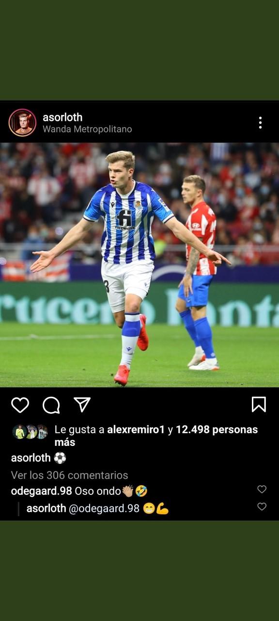 Captura de la publicación en Instagram de Sorloth.