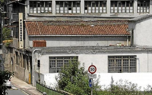 Vista del edificio que albergó la tornillería Pascual Churruca.