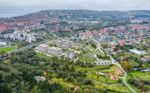 Infografía de la futura urbanización de Otxabene.