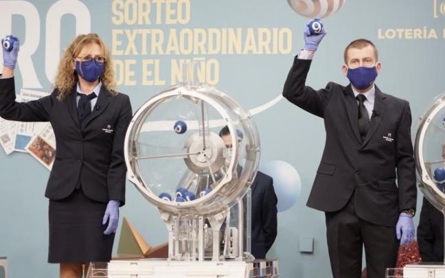 Imagen del sorteo del Niño de 2021. Imagen del sorteo del Niño de 2021.