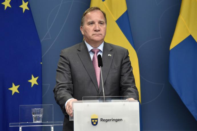 El primer ministro sueco, Stefan Löfven.